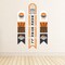 Basketball - Let the Madness Begin - Hanging Vertical Paper Door Banners - College Basketball Party Wall Decoration Kit - Indoor Door Decor